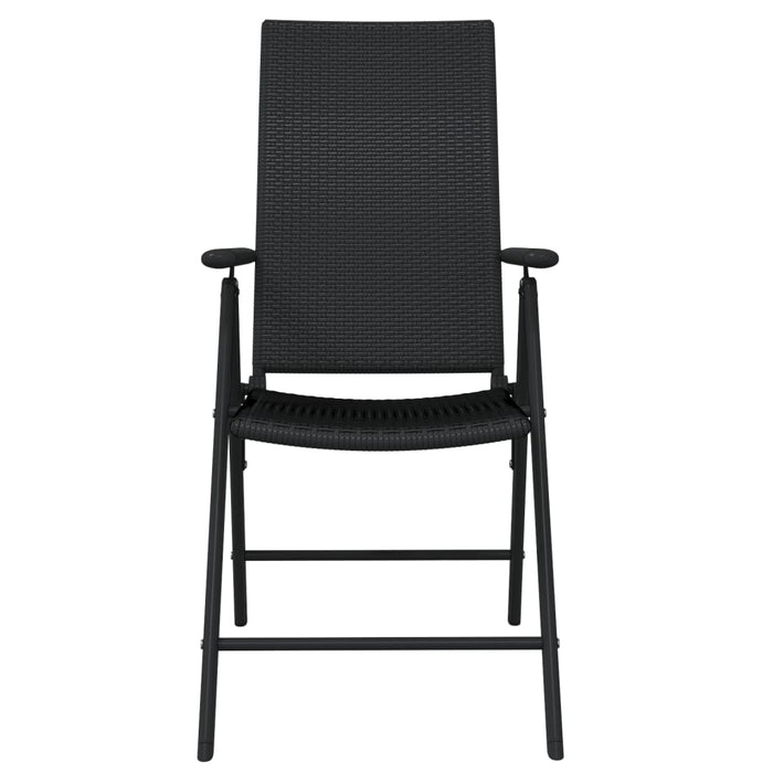 7-tlg. Garten-Essgruppe Schwarz