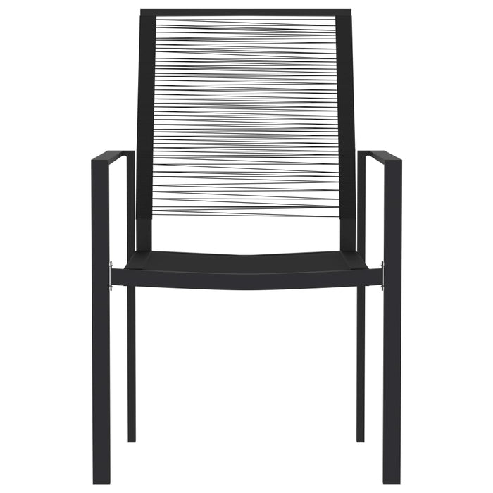 5-tlg. Garten-Essgruppe Schwarz