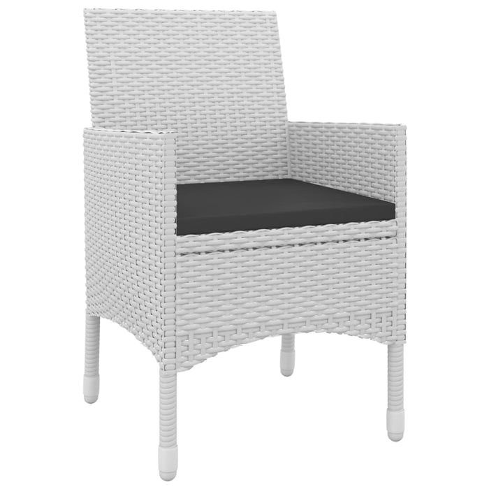 9-tlg. Garten-Essgruppe mit Auflagen Poly Rattan und Glas