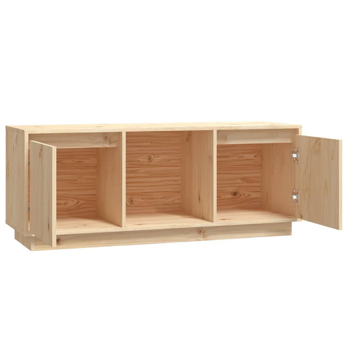 TV cabinet 110.5x35x44 cm solid pine wood