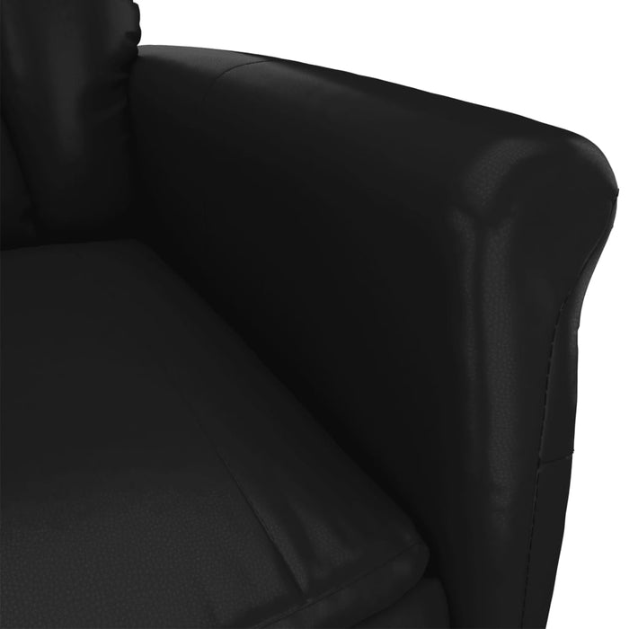 Relaxsessel Elektrisch Schwarz Kunstleder