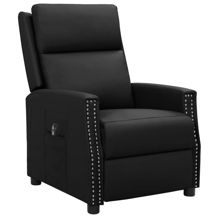 Relaxsessel Elektrisch Schwarz Kunstleder