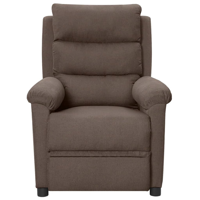 Relaxsessel Elektrisch Taupe Stoff