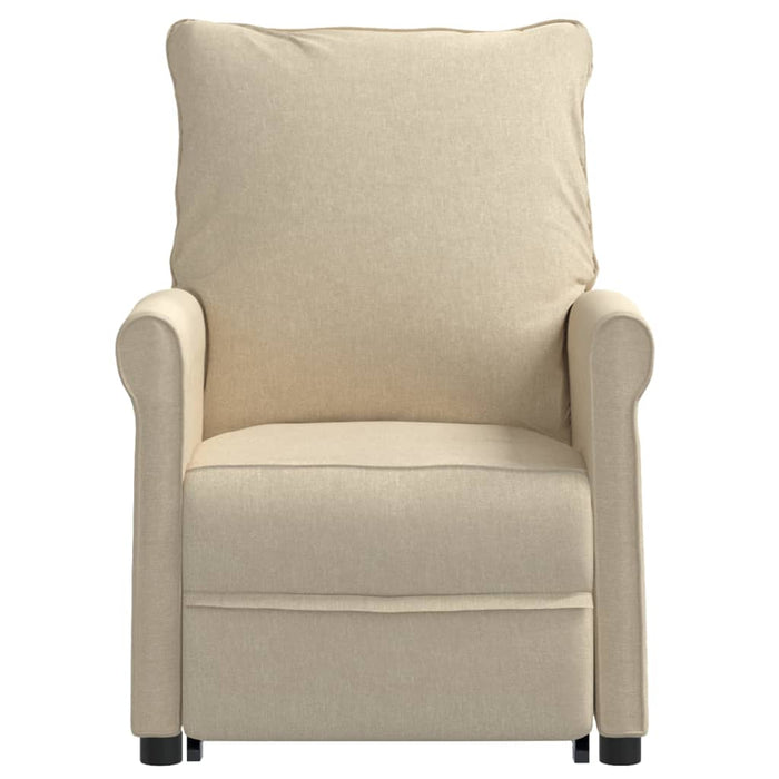 Aufstehsessel Creme Stoff