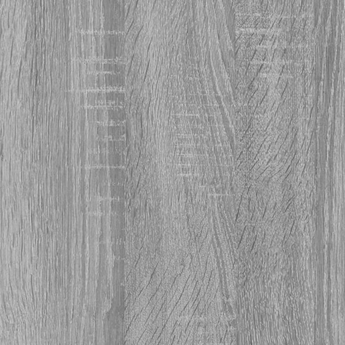Schuhschrank Grau Sonoma 59x17x108 cm Holzwerkstoff