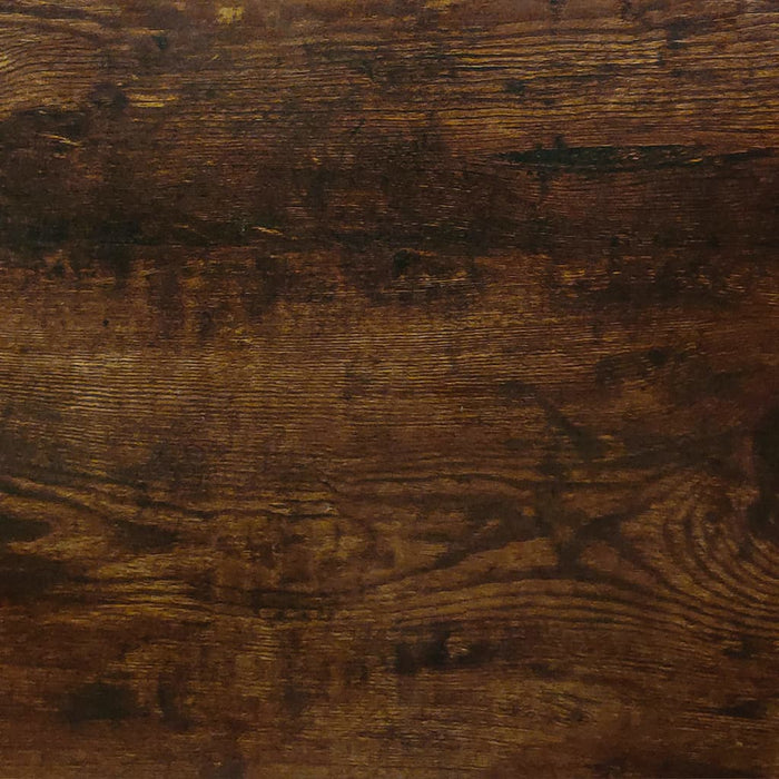 Stair shelf smoked oak 142 cm wood material