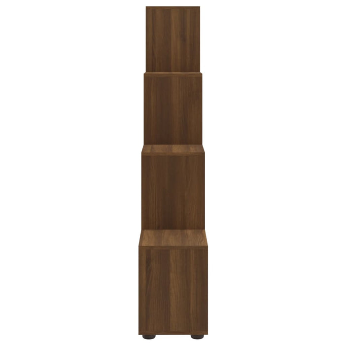 Stair shelf brown oak look 142 cm wood material