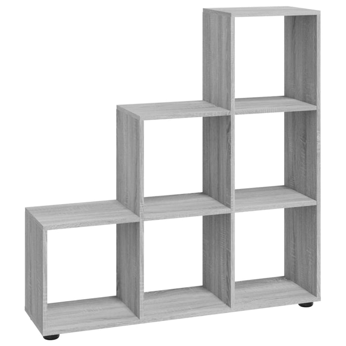 Stair shelf gray Sonoma 107 cm wood material