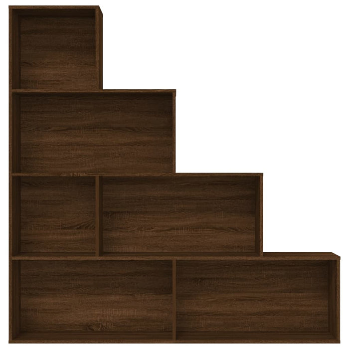 Bookcase brown oak look 155x24x160 cm