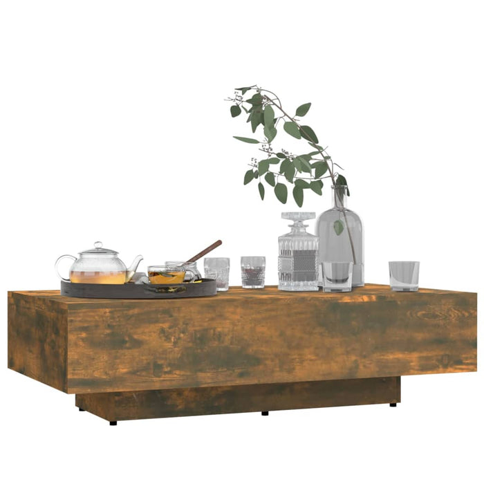 Couchtisch Räuchereiche 115x60x31 cm Holzwerkstoff