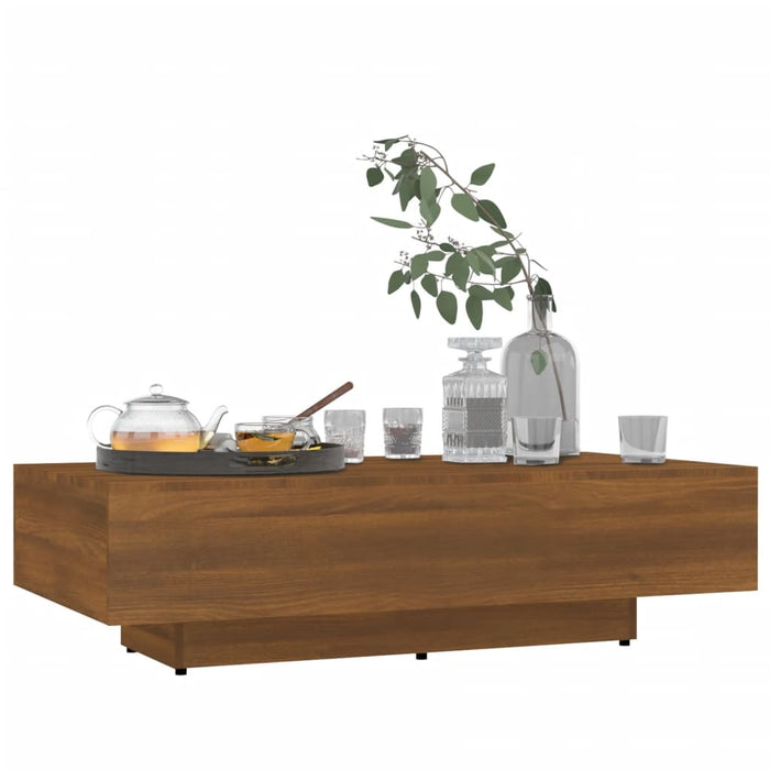 Couchtisch Braun Eichen-Optik 115x60x31 cm Holzwerkstoff