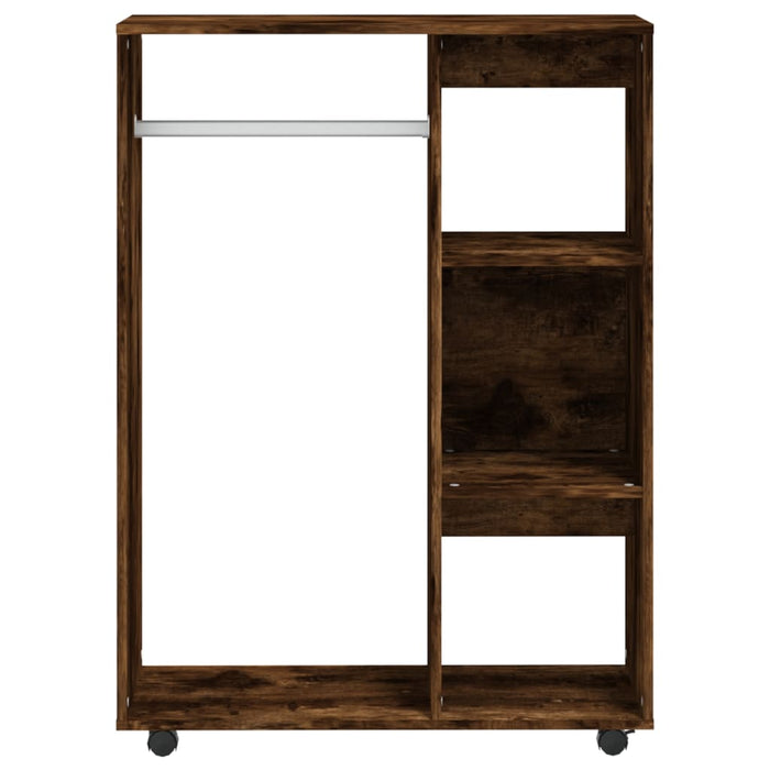 Kleiderschrank Räuchereiche 80x40x110 cm Holzwerkstoff