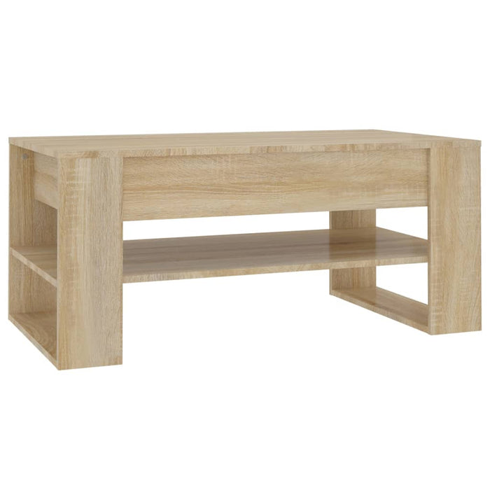 Coffee table Sonoma oak 102x55x45 cm made of wood