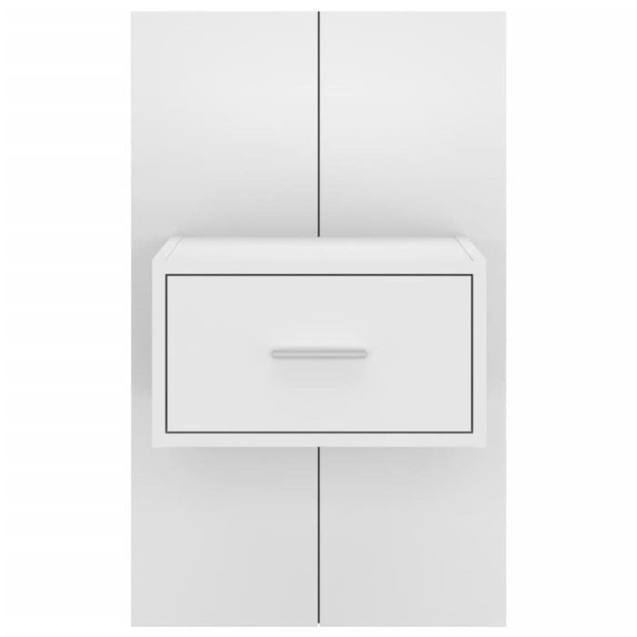 Wand-Nachttische 2 Stk. Weiß