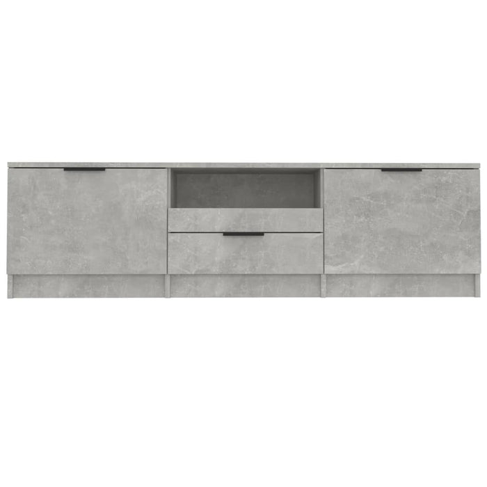TV cabinet concrete gray 140x35x40 cm made of wood