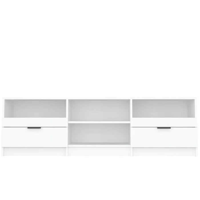 TV cabinet white 150x33.5x45 cm made of wood