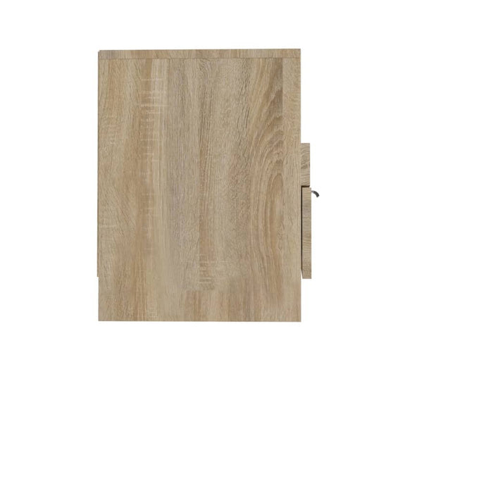 TV cabinet Sonoma oak 150x33.5x45 cm wood material