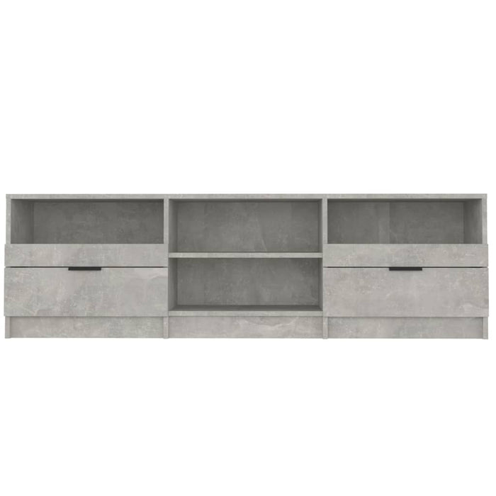 TV cabinet concrete gray 150x33.5x45 cm made of wood