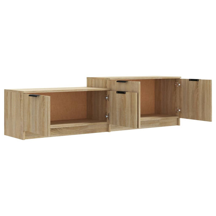 TV cabinet Sonoma oak 158.5x36x45 cm wood material