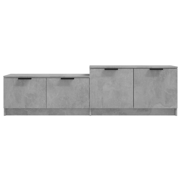 TV cabinet concrete gray 158.5x36x45 cm made of wood