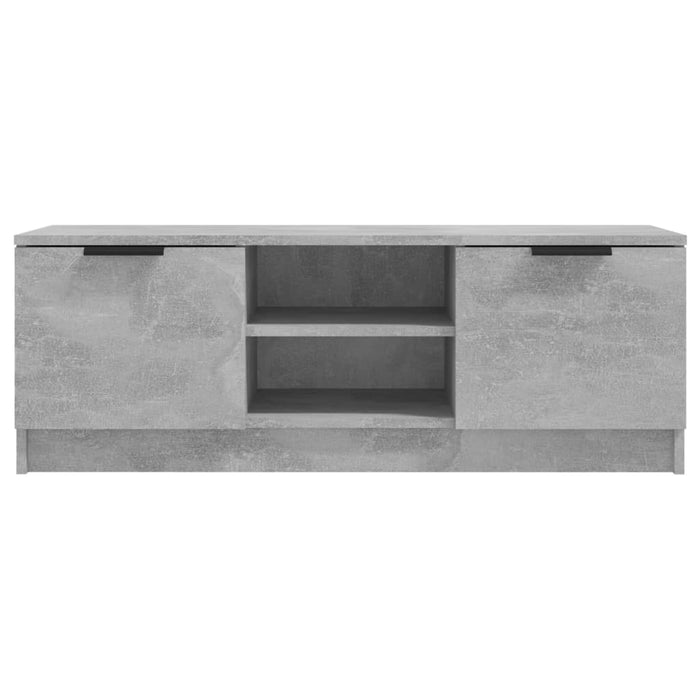 TV cabinet concrete gray 102x35x36.5 cm made of wood