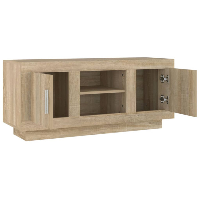 TV cabinet Sonoma oak 102x35x45 cm wood material