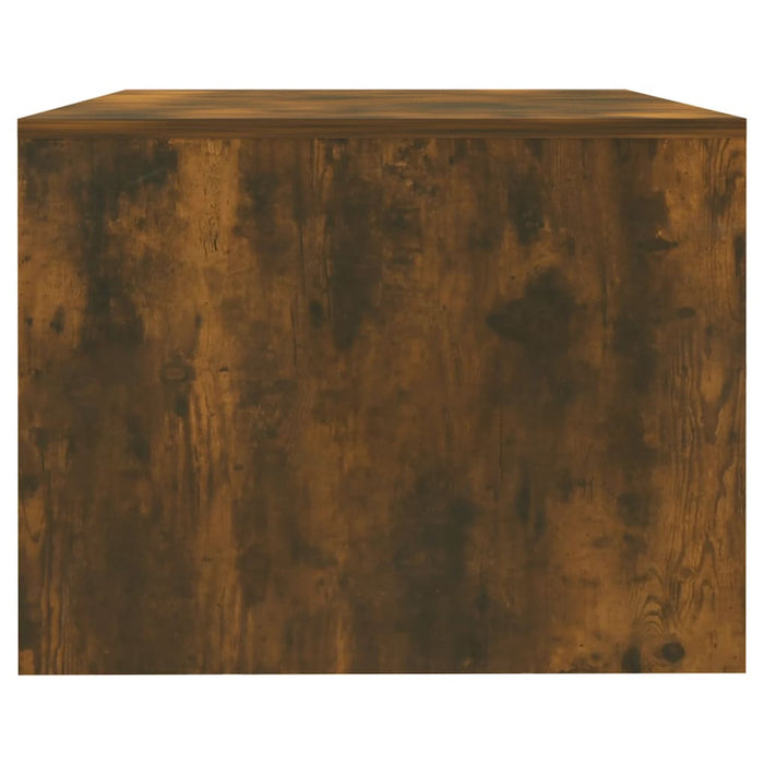Coffee table smoked oak 102x55x42 cm made of wood