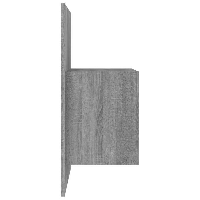 Wand-Nachttische 2 Stk. Grau Sonoma