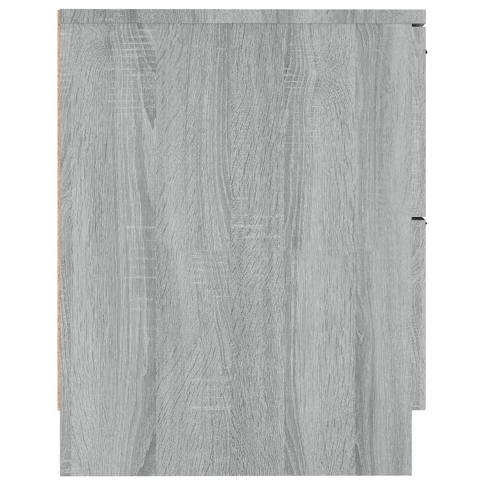 Nachttische 2 Stk. Grau Sonoma Holzwerkstoff