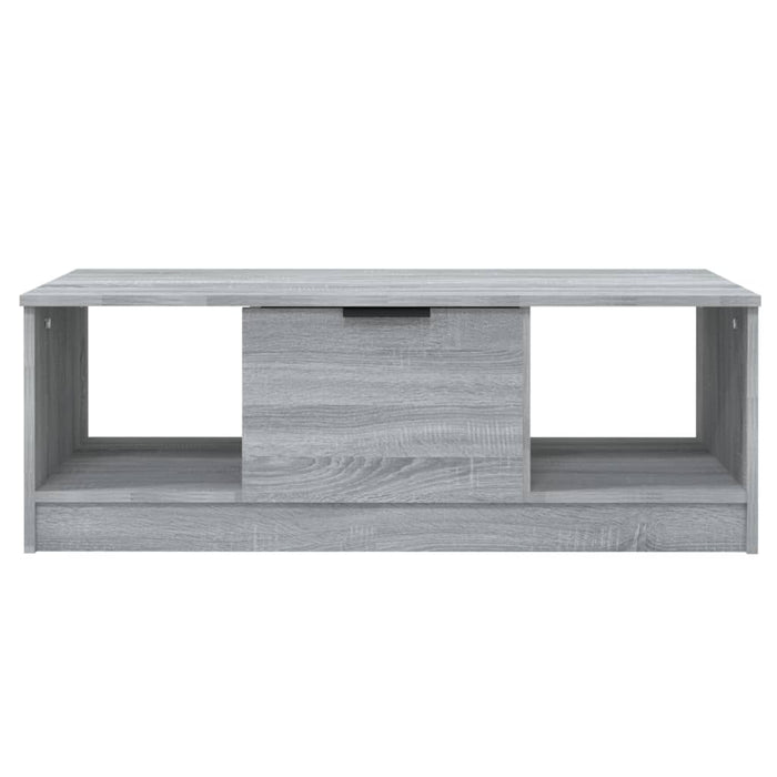 Coffee table gray Sonoma 102x50x36 cm made of wood