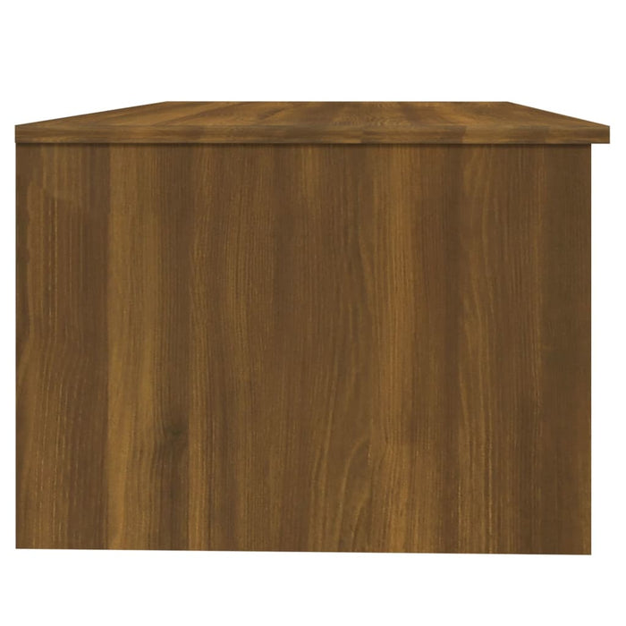 Coffee table brown oak look 102x50x36 cm made of wood