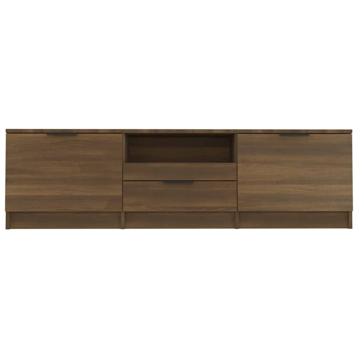 TV-Schrank Braun Eichen-Optik 140x35x40 cm Holzwerkstoff