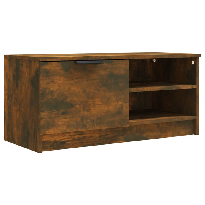 TV-Schränke 2 Stk. Räuchereiche 80x35x36,5 cm Holzwerkstoff