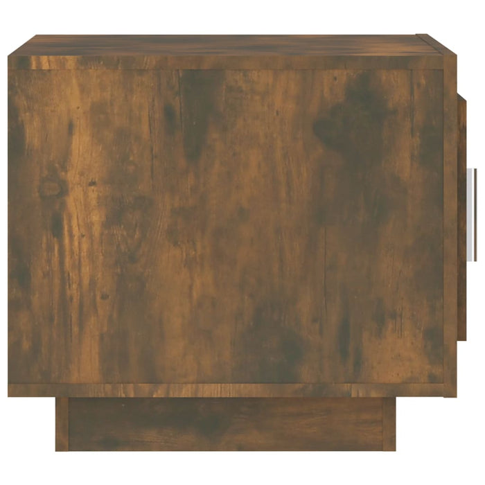 Coffee table smoked oak 51x50x45 cm made of wood