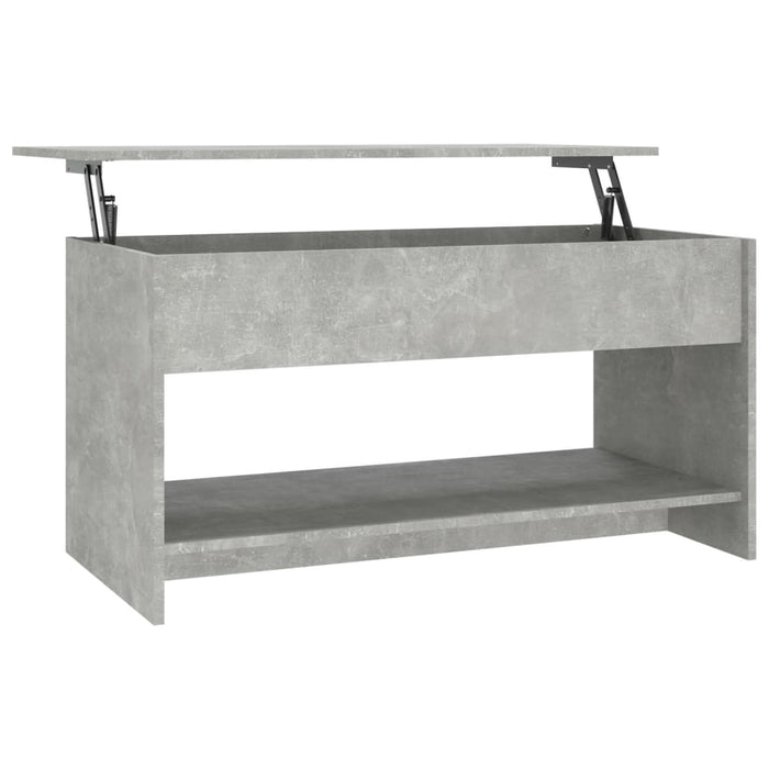 Couchtisch Betongrau 102x50x52,5 cm Holzwerkstoff