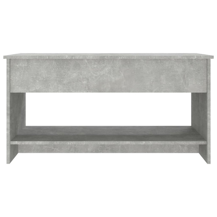 Couchtisch Betongrau 102x50x52,5 cm Holzwerkstoff