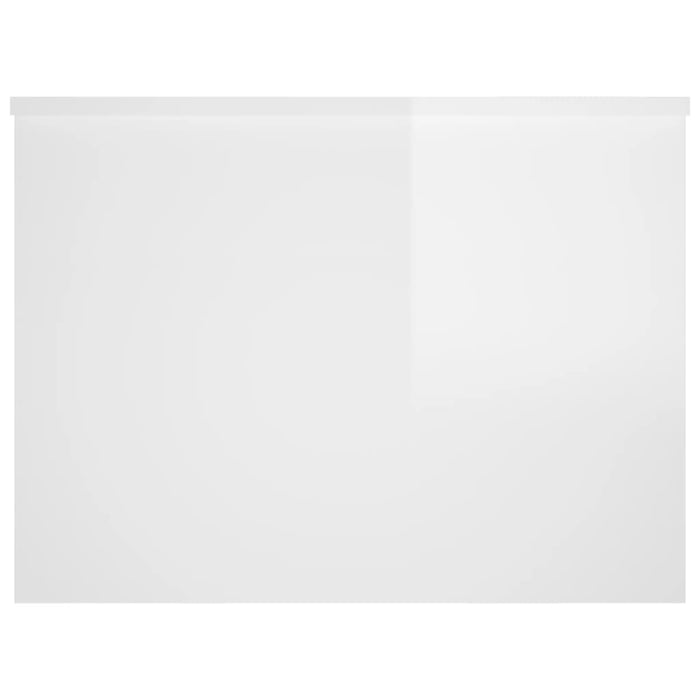 Couchtisch Hochglanz-Weiß 80x55,5x41,5 cm Holzwerkstoff