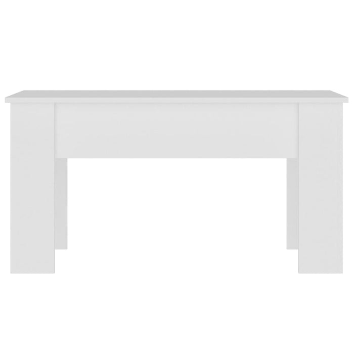 Couchtisch Weiß 101x49x52 cm Holzwerkstoff