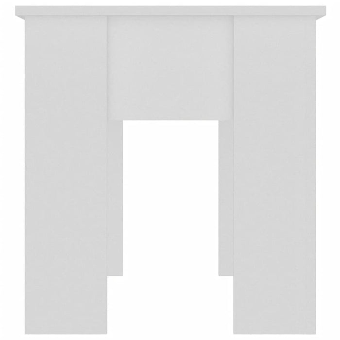 Couchtisch Weiß 101x49x52 cm Holzwerkstoff