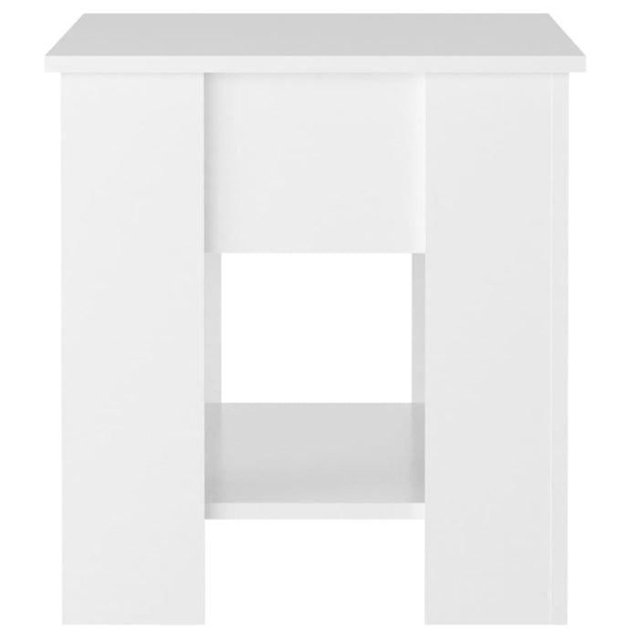 Couchtisch Hochglanz-Weiß 101x49x52 cm Holzwerkstoff