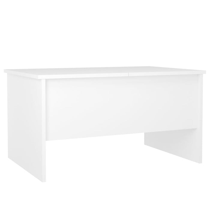 Couchtisch Weiß 80x50x42,5 cm Holzwerkstoff