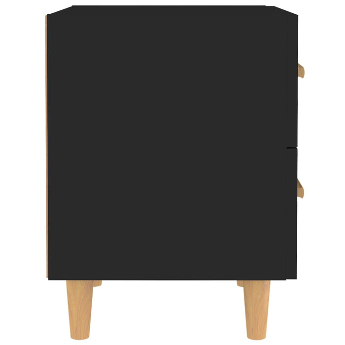 Nachttische 2 Stk. Schwarz 40x35x47,5 cm