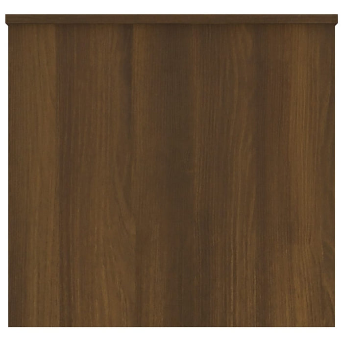 Coffee table brown oak look 102x55.5x52.5 cm wood material