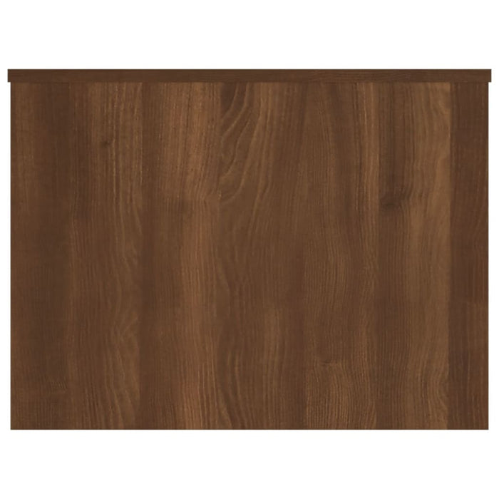 Coffee table brown oak look 80x55.5x41.5 cm made of wood