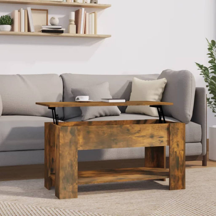 Couchtisch Räuchereiche 101x49x52 cm Holzwerkstoff