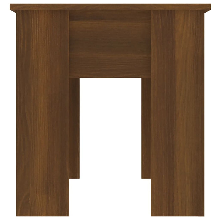 Coffee table brown oak look 101x49x52 cm made of wood
