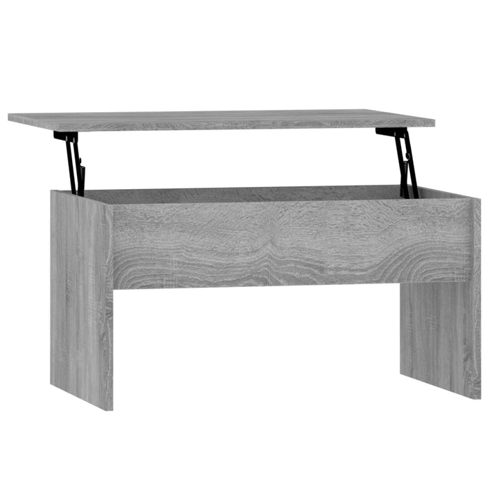Coffee table gray Sonoma 80x50.5x41.5 cm made of wood