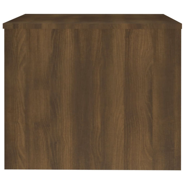 Coffee table brown oak look 80x50x40 cm made of wood