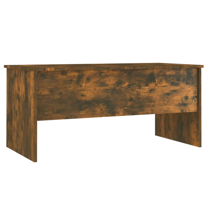 Coffee table smoked oak 102x50.5x46.5 cm made of wood material