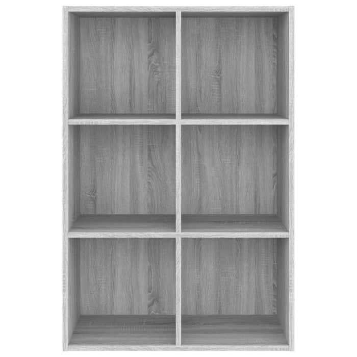 Bücherregal/Sideboard Grau Sonoma 66x30x98 cm Holzwerkstoff